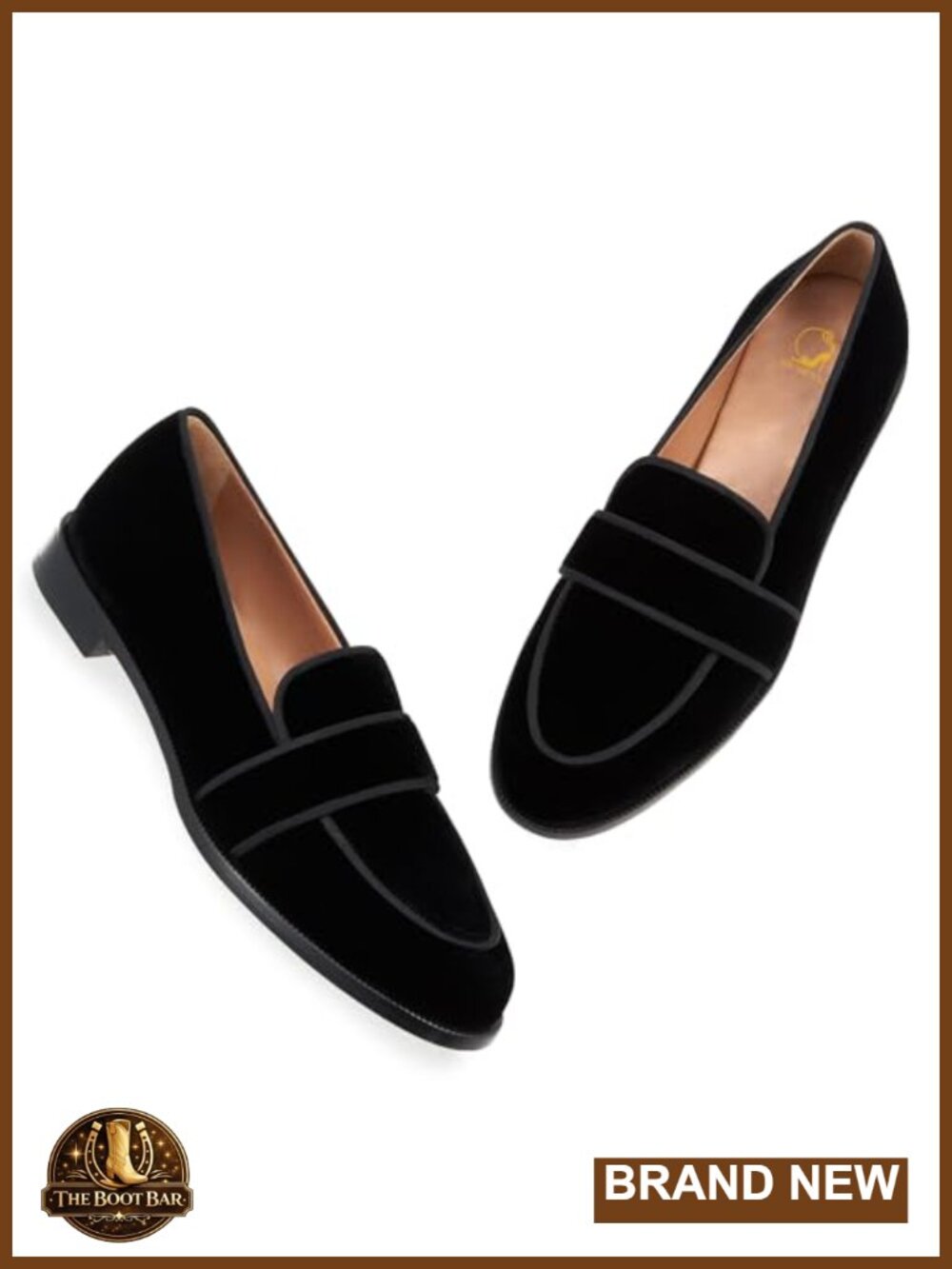 Women Velvet Round Toe Slip On Loafers Comfortable 1 Inch Flat Heel Penny Shoes
